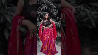 Navratri Chaniya Choli photo pose navratri pose [upl. by Tingey937]