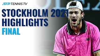 Tommy Paul vs Denis Shapovalov For The Title  Stockholm 2021 Final Highlights [upl. by Wiggins]