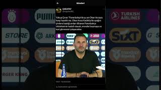 Yakup Çınar quotFenerbahçede şu an Okan hocya karşı hazırlık var [upl. by Inalawi596]