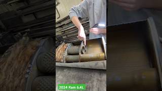 💲61605 ram 3500 Chocked Muffler❓ Inside Views  Big revile exhaust muffler [upl. by Christoffer]