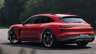 2024 Porsche Taycan Cross Turismo First Look at the Electrifying Wagon [upl. by Laina]