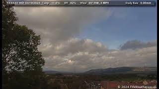 3 October 2024  Lochgelly WeatherCam Timelapse [upl. by Terina]