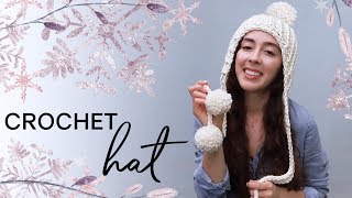 How to Crochet a Hat for Winter — EASY for Complete Beginners [upl. by Titos]