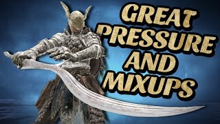 Elden Ring The Shamshir Has Great Mixups And Pressure [upl. by Nodyl]