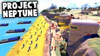 INCREDIBLE DDAY MAP Project Neptune Invasion of Normandy Ravenfield Best Mods Gameplay [upl. by Base]