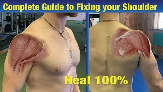 Complete Guide to Shoulder Rehab NO SURGERY NEEDED  Fix Impingement amp Injury Prevention [upl. by Akiram89]