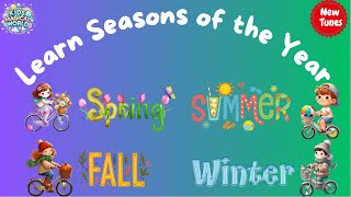 Seasons of the Year Song  Learn the Four Seasons Fun amp Interactive Song for Kids [upl. by Lasorella]