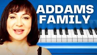 Addams Family Theme Easy Piano TutorialSheet Music [upl. by Procter178]