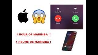 4K  MARIMBA 1 HOUR VERSION 😱 ORIGINAL IPHONE RINGTONE  1 HEURE SONNERIE IPHONE MARIMBA [upl. by Artamas]