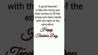 Teachers day wishes in englishTeachers day wishesTeachers day Wishes amp Messages in englishytshots [upl. by Aicenod]