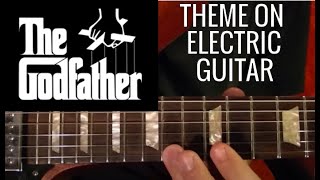 The Godfather Theme Guitar Lesson [upl. by Erde]