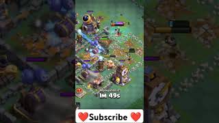 Clashofclans Builder Base Attack😱💯shortscocsupercellclasher [upl. by Alyos243]