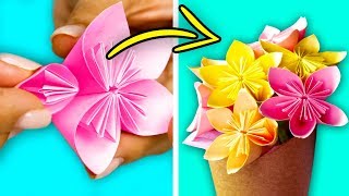 25 CUTE SPRING PAPER CRAFTS [upl. by Atnauqal]