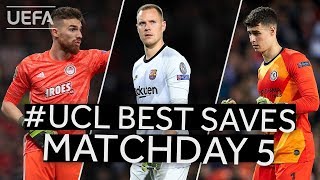 JOSÉ SÁ TER STEGEN KEPA UCL BEST SAVES Matchday 5 [upl. by Alduino]