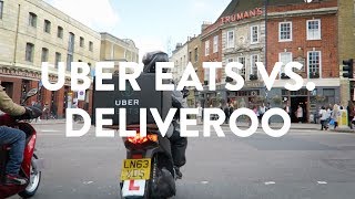 UBEREATS VS DELIVEROO WHOS FASTER IN LONDON [upl. by Pfister165]