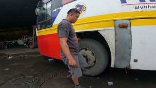 Part2 Philtranco Bus 1923 change tire 122223 [upl. by Ridglee]