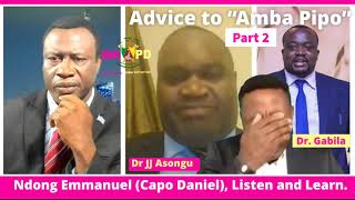 Advice to quotamba Pipoquot PART 2  Ndong Emmanuel Wuna Listen and Learn small sense abeg [upl. by Haiacim]