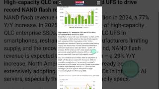 DRAM and NAND Flash Revenue to See Significant Increases of 75 and 77 respectively in 2024 [upl. by Henry]