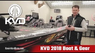 KVD 2018 Boat and Gear Tour [upl. by Ilyah828]