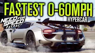 FASTEST 060 MPH HYPERCAR IN NEED FOR SPEED PAYBACK [upl. by Clougher]