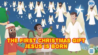 The First ChristmasGift Jesus is born  Bible for Kids [upl. by Alcot]