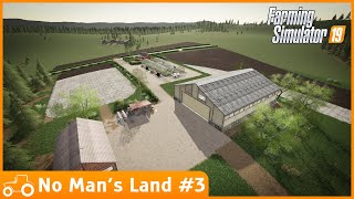 Creating Fields amp Spreading Lime  No Mans Land 3 Farming Simulator 19 Timelapse [upl. by Archibald]