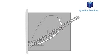 The peg moves in the curved slot defined by the lemniscate solved [upl. by Eiddam]