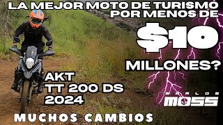 AKT TT 200 DS 2024  La mejor opción para trabajo y viaje en una moto [upl. by Yra667]