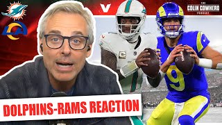 DolphinsRams Reaction Tua outduels Matt Stafford Miami AFC Wild Card  Colin Cowherd NFL [upl. by Jodoin362]