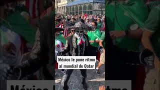 Mexicanos bailando “Caballo Dorado” en el mundial de Qatar [upl. by Yvi]