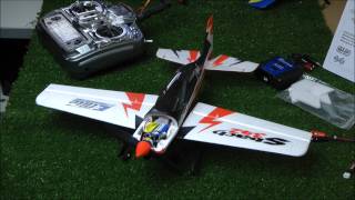 EFlite UMX Sbach 342 UnBoxingReview [upl. by Anirtep]