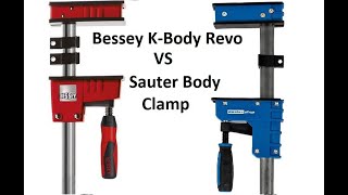 Gifted Sauter Body Clamp VS Bessey KBody Revo Parallel Clamp Comparison [upl. by Conway821]