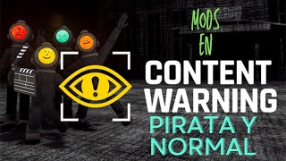 COMO INSTALAR MODS EN CONTENT WARNING PIRATA Y NORMALSTEAM [upl. by Eimat]