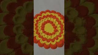 Simpl rangoli rangoli muggulu kolam indianart short [upl. by Namruht]