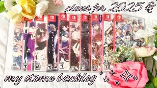 otome backlog amp plans for 2025˚⁎⁺˳✧༚ [upl. by Eninahpets]