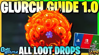 CORE KEEPER BOSS FARMING Is Glurch The Slime Boss Worth It All The Loot You Can Get [upl. by Athallia]