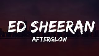 Afterglow  Ed Sheeran KaraokeInstrumental  Music Ariya [upl. by Rabaj]