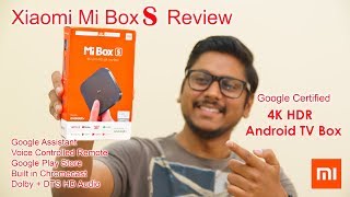 Xiaomi Mi Box S 4K HDR Google Certified Android TV Box Review India [upl. by Ynnahc]