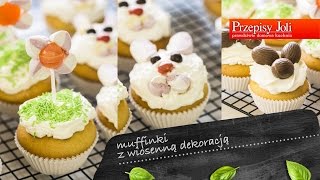 MUFFINKI Z WIOSENNĄ DEKORACJĄ [upl. by Schroeder]