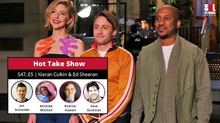 Kieran Culkin  Ed Sheeran Hot Take Show  S47 E5  The SNL Saturday Night Live Network [upl. by Gemma949]