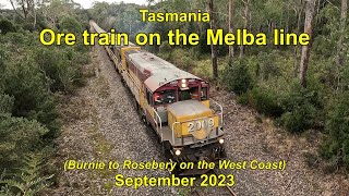 Tasmanian Ore Train Sep 2023 [upl. by Eldredge]