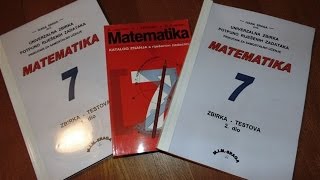 Matematika 7  instrukcije  zbirka potpuno riješenih testova i zadataka za sedmi razred [upl. by Caassi911]