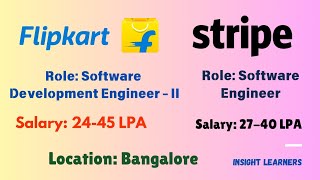 Flipkart Hiring Software Development Engineer   Stripe Hiring Software Engineer [upl. by Oidgime]