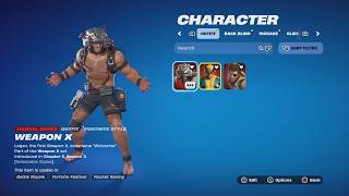 Weapon X Fortnite Skin GAMEPLAY One Of The BEST Wolverines In The Game [upl. by Argela]