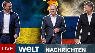 PUTINS KRIEG Deutschland stellt sich auf  Kabinettsklausur soll Richtung weisen  WELT Newsstream [upl. by Elihu559]