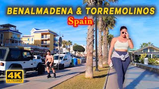 Benalmadena amp Torremolinos Malaga Spain 4K HDR 🇪🇸 quotWalking Tourquot in Costa Del Sol Andalucia 2024 [upl. by Odlabso]