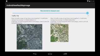 Here Map Tile REST API example Base Map Aerial and Traffic Tile [upl. by Ivo262]