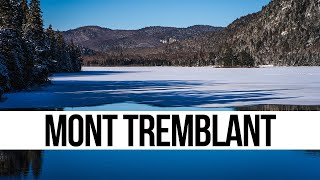 Canada Drone Footage  Mont Tremblant in Winter [upl. by Melar834]