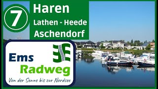 EmsRadweg bis zur Nordsee 7▶ Haren  Aschendorf Papenburg  Radtour Radreise Doku [upl. by Enyale]