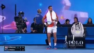 Novak Djoković igra Užičko kolo u Australiji na egzibicionom meču sa Kyrgiosom  13012023 [upl. by Neit]